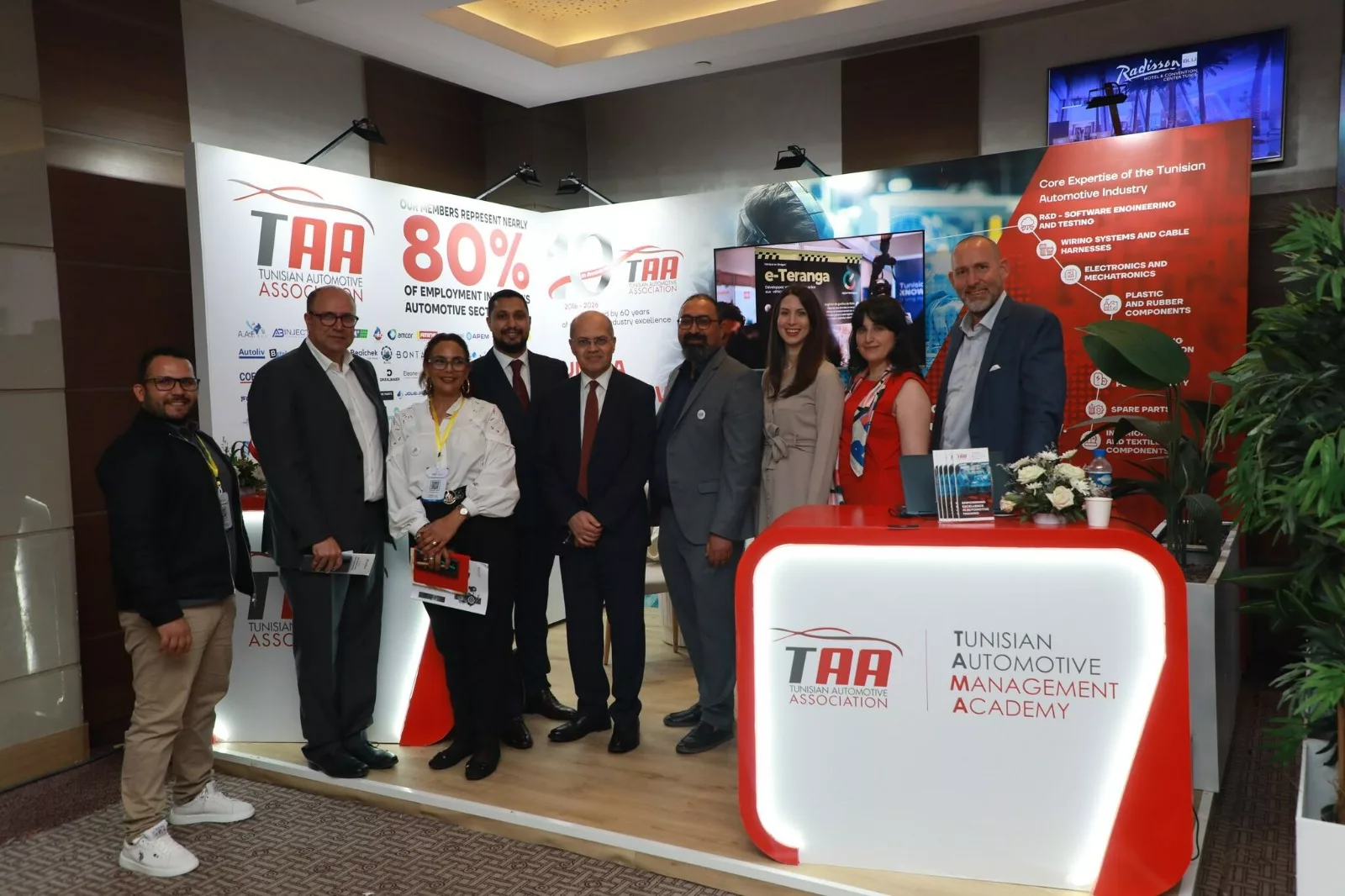 Stand TAA avec les collaborateurs au FITA 2026