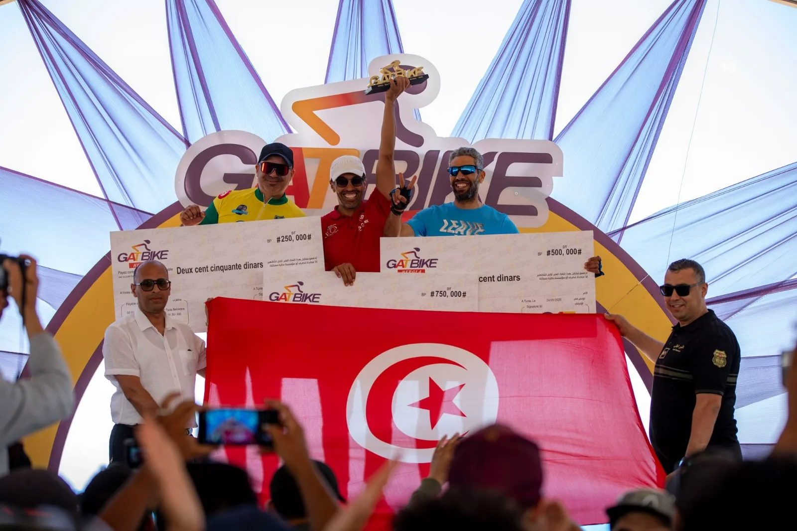 Podium et vainqueurs du GATBIKE Challenge 2026